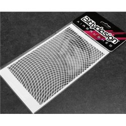 Stensil Vinyl Vågnät