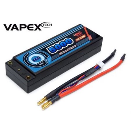 Li-Po Batteri 2S 7,4V 5000mAh 30C Hard