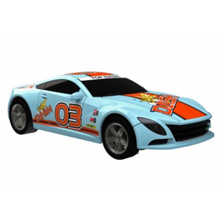 Bil Superfun Dash 03 Blå Racer 1/43