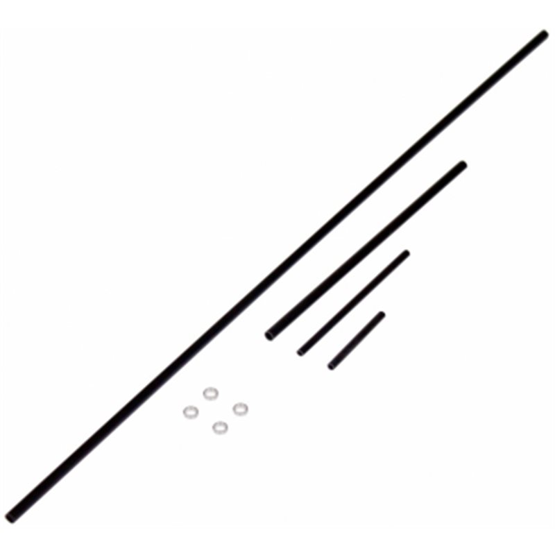 A-Mast set med 4 metallringar Force-2 60