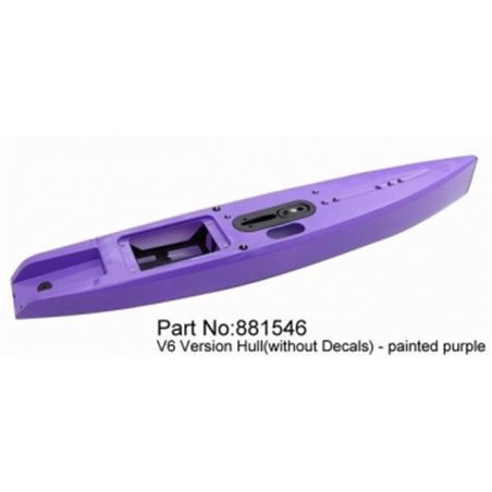 Skrov DragonForce 65 V6 Lila