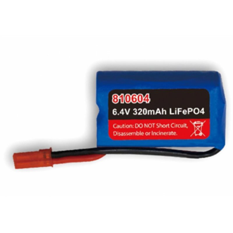 Li-Fe Battery 2S 6,4V  320mAh Magic Vee/Cat  V5 DISC. (Replaced by #810606)