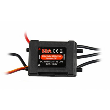 Fartreglage 60A vattenkyld med XT60 kontakt