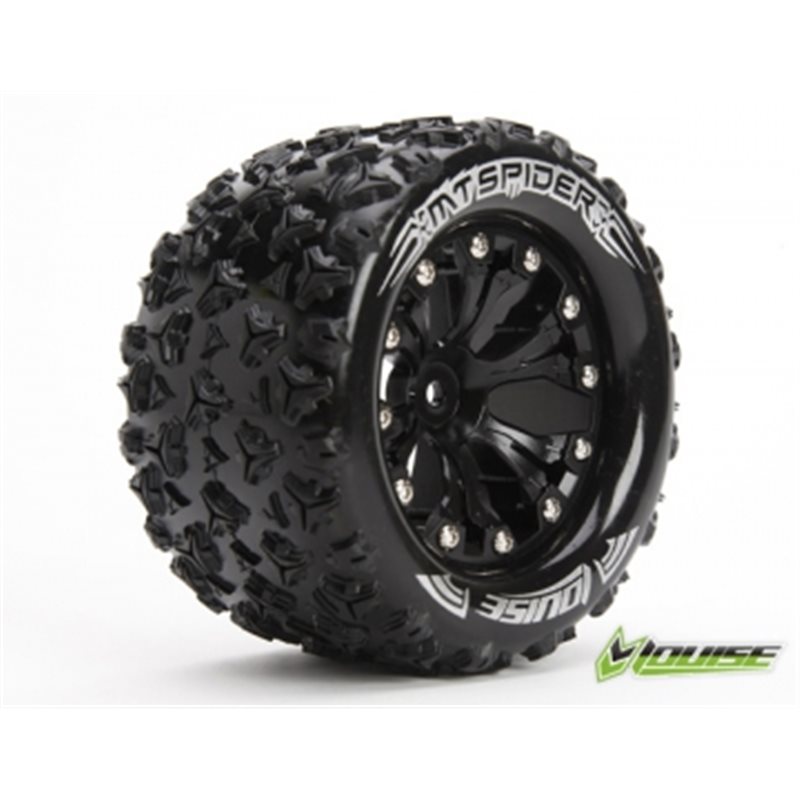 Däck &amp, Fälg MT-SPIDER 2,8" Svart 1/2-Offset (2)*