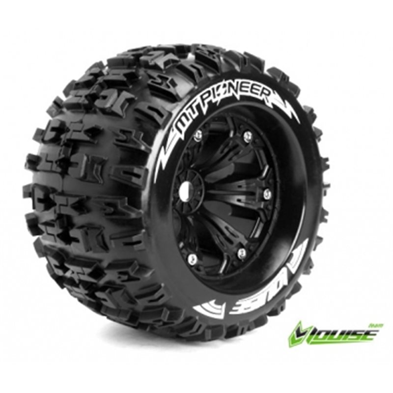 Däck &amp, Fälg MT-PIONEER 3,8" Svart 1/2-Offset (2)