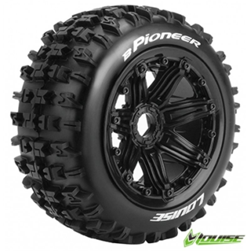 Däck &amp, Fälg B-PIONEER LS Buggy Rear (24mm Hex) (2)