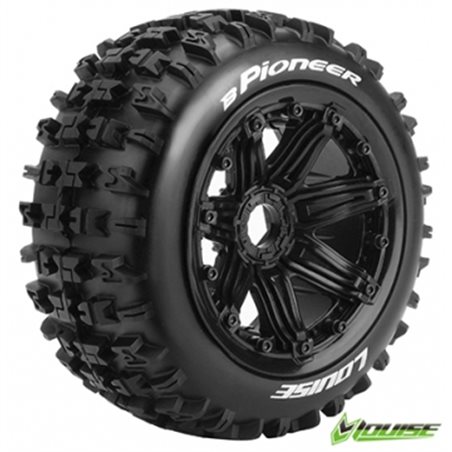 Däck &amp, Fälg B-PIONEER LS Buggy Rear (24mm Hex) (2)