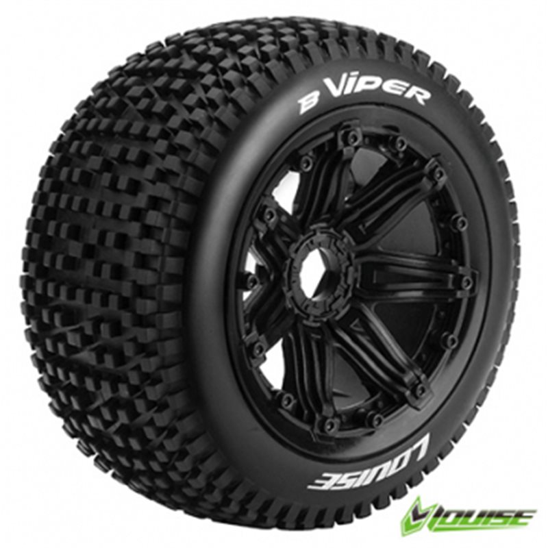 Däck &amp, Fälg B-VIPER LS Buggy Rear (24mm Hex) (2)