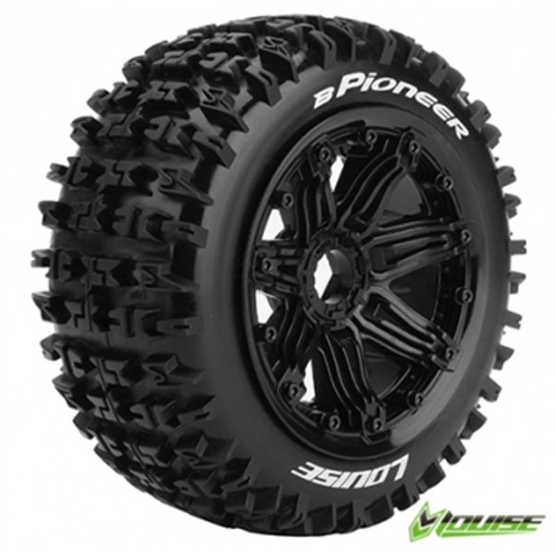 Däck &amp, Fälg B-PIONEER LS Buggy Front (24mm Hex) (2)