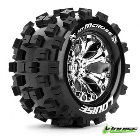 Däck &amp, Fälg MT-MCROSS 2,8" Krom 1/2-Offset (2)*