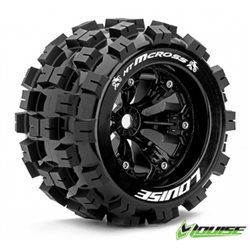 Däck &amp, Fälg MT-MCROSS 3,8" Svart 1/2-offset (2)