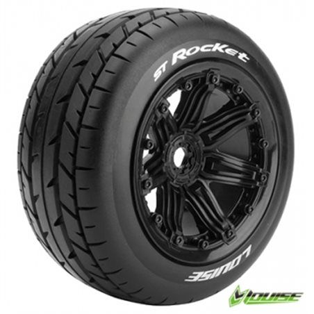 Däck &amp, Fälg ST-ROCKET 1/8 Truck (Beadlock) Svart (2)