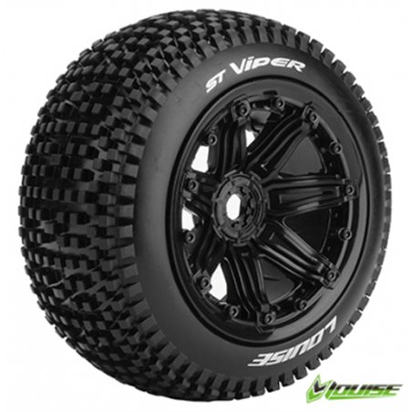 Däck &amp, Fälg ST-VIPER 1/8 Truck (Beadlock) Svart (2)