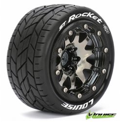 Däck &amp, Fälg ST-ROCKET 1/10 Sv.krom Beadlock (1/2) Soft MFT