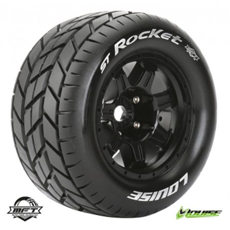 Däck &amp, Fälg ST-ROCKET 3,8" Svart MFT 1/2-Offset (2)