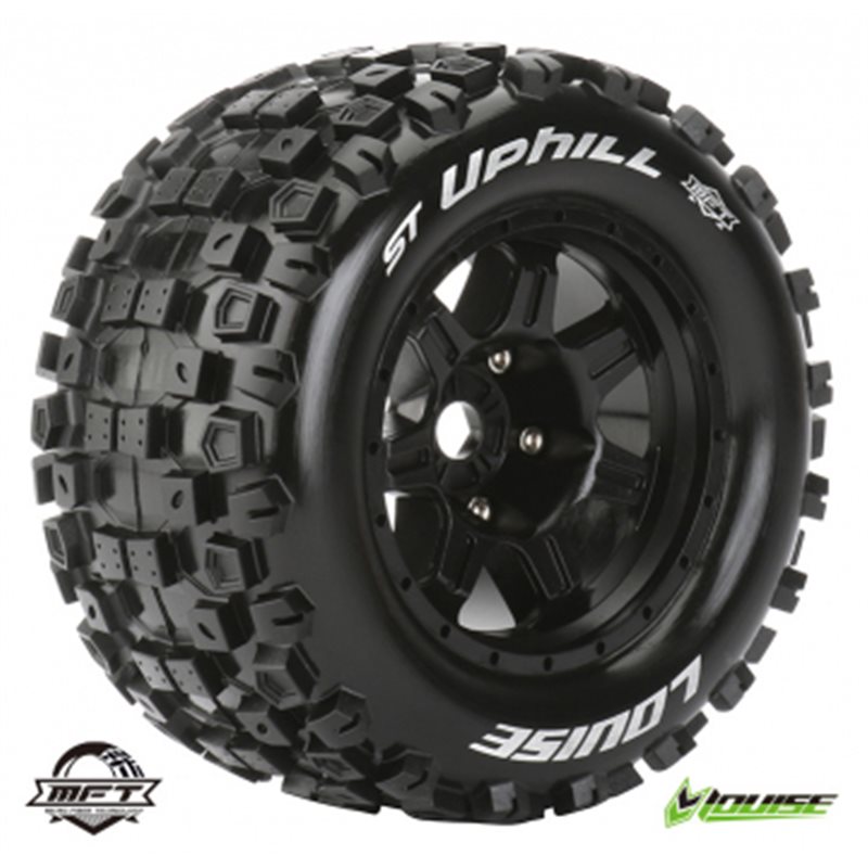 Däck &amp, Fälg ST-UPHILL 3,8" Svart MFT 1/2-Offset (2)