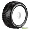 Däck &amp, Fälg T-PIRATE 1/8 Truggy Soft Vit 0-Offset (2)