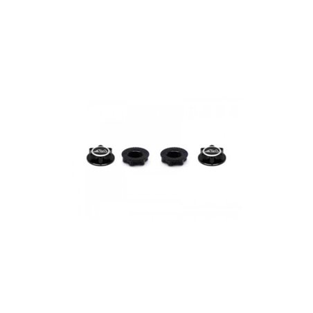 WHEEL NUT CLOSED END LIGHWEIGHT 1/8 BLACK