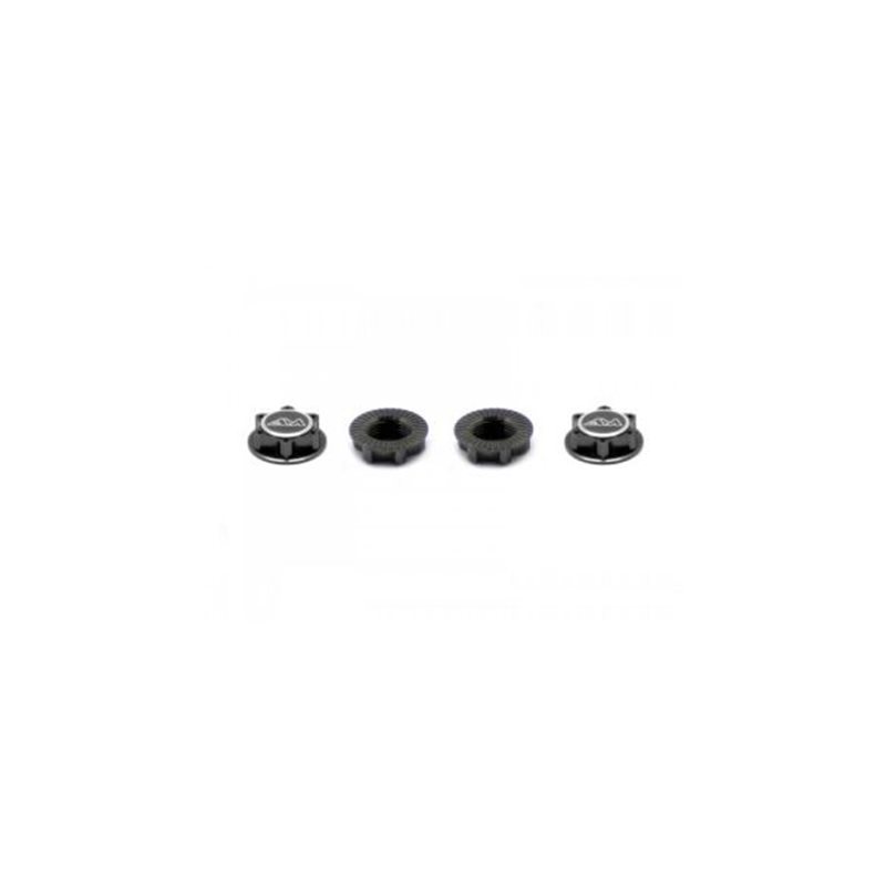 WHEEL NUT CLOSED END LIGHWEIGHT 1/8 GREY