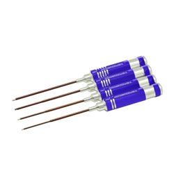 ALLEN WRENCH SET .050, .063, .078, .093 X 120MM  4PCES