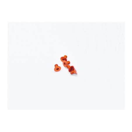 ALU SCREW ALLEN COUNTERSUNK M3X5 ORANGE (7075)