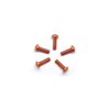 ALU SCREW ALLEN ROUNDHEAD M3X10 ORANGE (7075) (5)