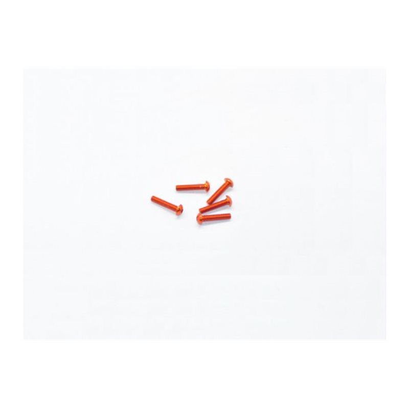 ALU SCREW ALLEN ROUNDHEAD M3X14 ORANGE (7075)
