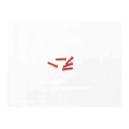 ALU SCREW ALLEN ROUNDHEAD M3X14 ORANGE (7075)