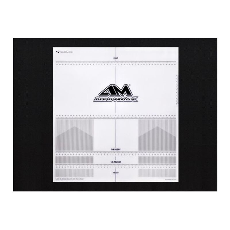 PLASTIC SETUP BOARD DECAL FOR 1:8 OFFROAD & TRUGGY