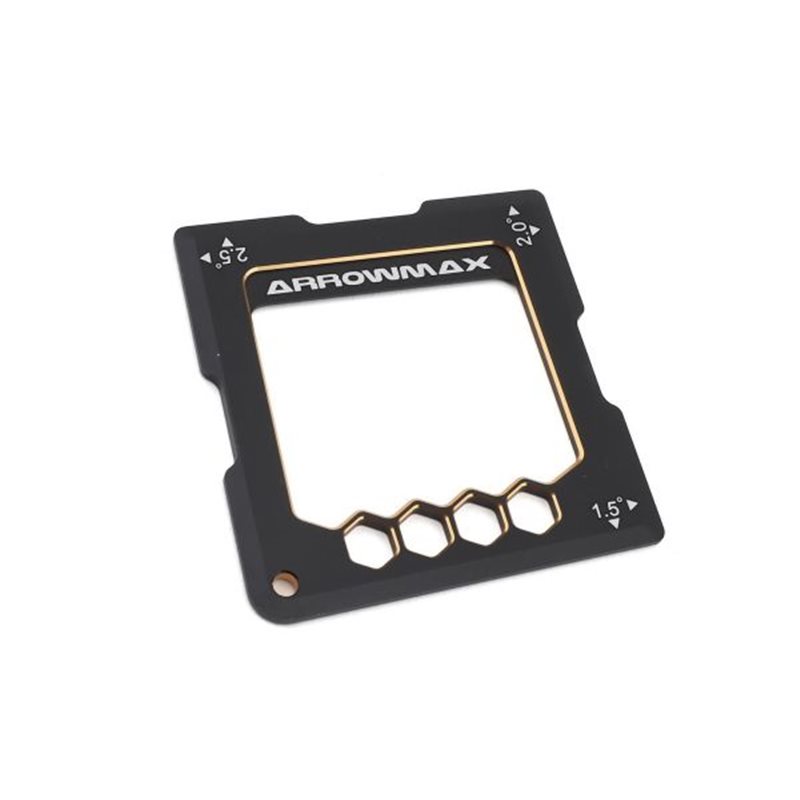 Quick Camber Gauge For 1/10th 1.5,2,2.5 degrés Black Golden