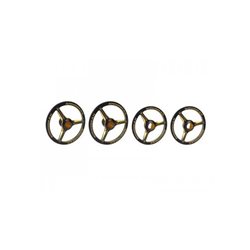 Alu Set-Up Wheel For 1/8 On-Road Cars Black Golden (4)