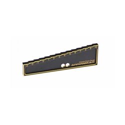 CHASSIS DROOP GAUGE 3 TO 10 MM FOR 1:8, 1:10 CARS (20MM) BLACK GOLDEN