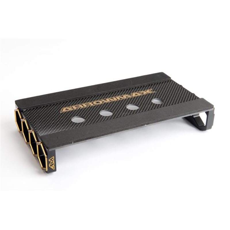 CAR STAND ONROAD 1/10 BLACK GOLDEN CARBON
