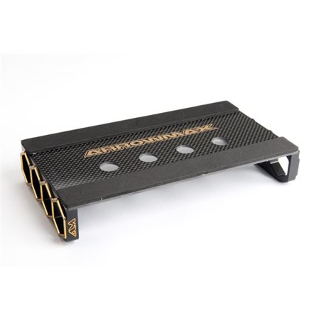 CAR STAND ONROAD 1/10 BLACK GOLDEN CARBON