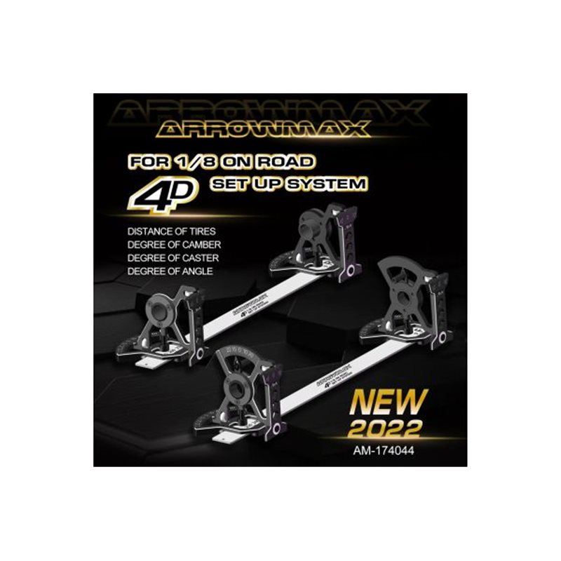 Arrowmax Set-Up System For 1/8 on road With Bag 2022