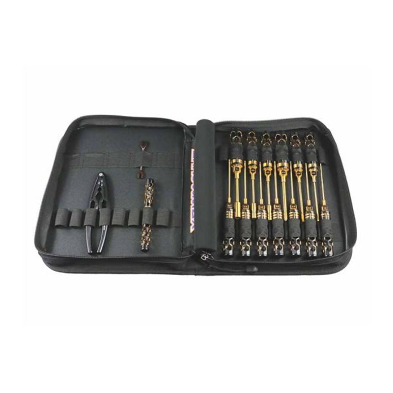 AM TOOLSET FOR OFFROAD (16PCS) WITH TOOLS BAG BLACK GOLDEN