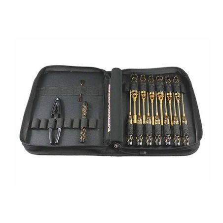 AM TOOLSET FOR OFFROAD (16PCS) WITH TOOLS BAG BLACK GOLDEN