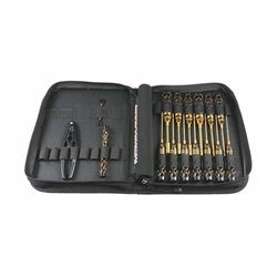AM TOOLSET FOR OFFROAD (16PCS) WITH TOOLS BAG BLACK GOLDEN