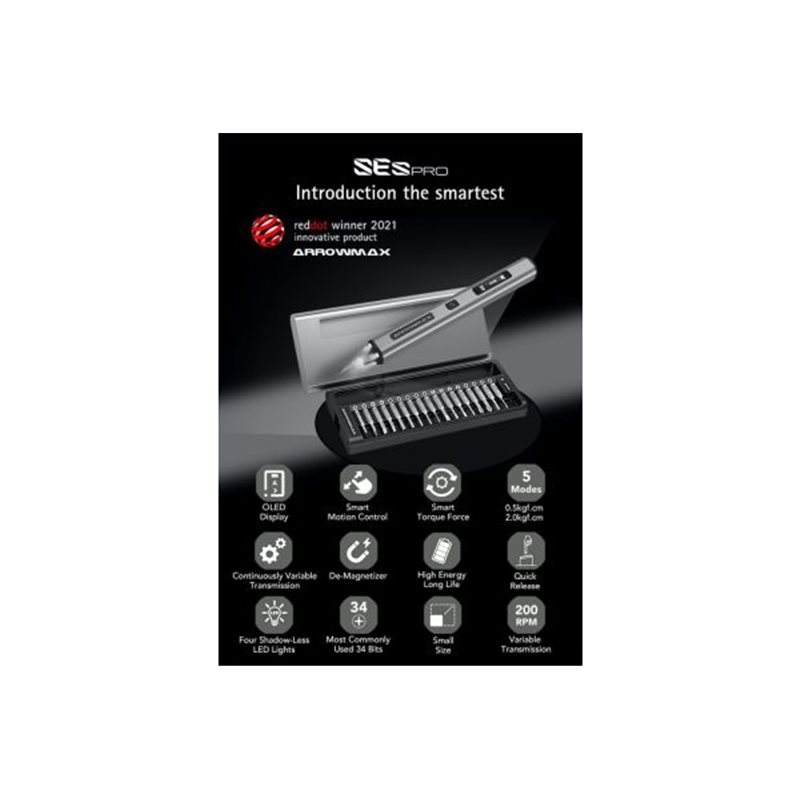 SES Pro Smart Motion Control  Electric Screwdriver  With Alu Case (34