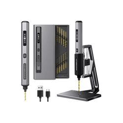 Arrowmax SDS Mini Drill With Alu Case + Benchtop Drill Press (Black)