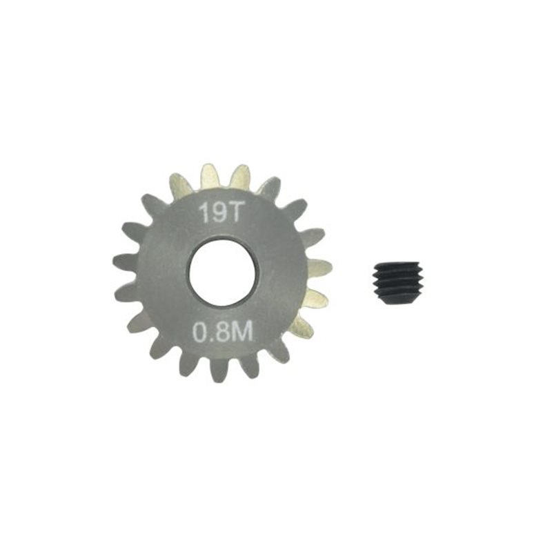Pinion Gear 0.8M  19T (7075 Hard)