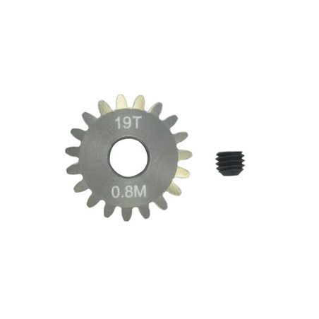 Pinion Gear 0.8M  19T (7075 Hard)