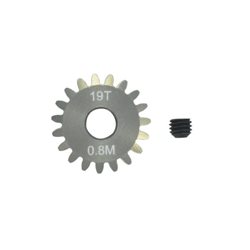 Pinion Gear 0.8M  19T (7075 Hard)
