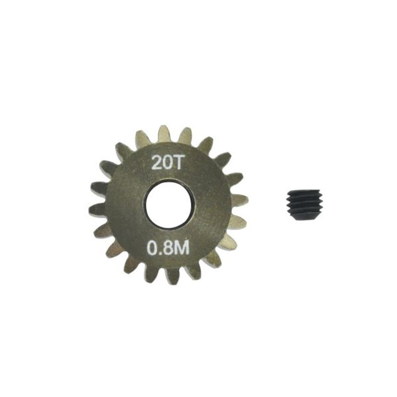 Pinion Gear 0.8M  20T (7075 Hard)