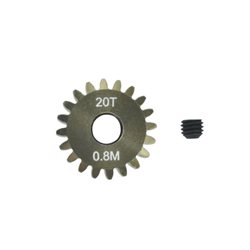 Pinion Gear 0.8M  20T (7075 Hard)
