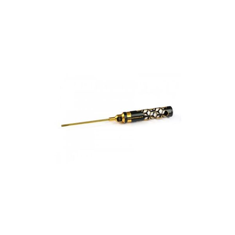 FLAT HEAD SCREWDRIVER 3.0 X 100MM BLACK GOLDEN