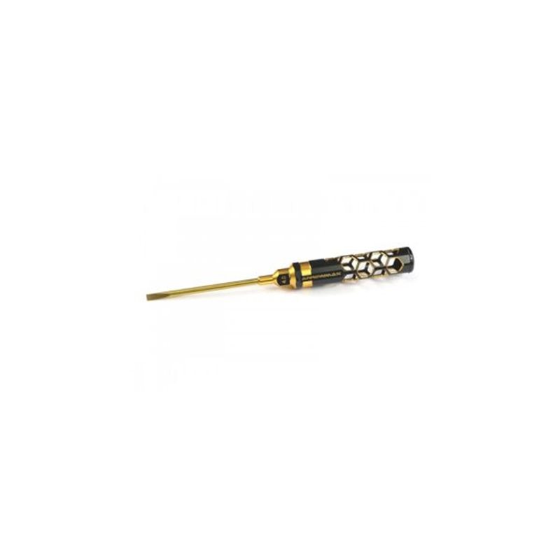 FLAT HEAD SCREWDRIVER 4.0 X 100MM BLACK GOLDEN