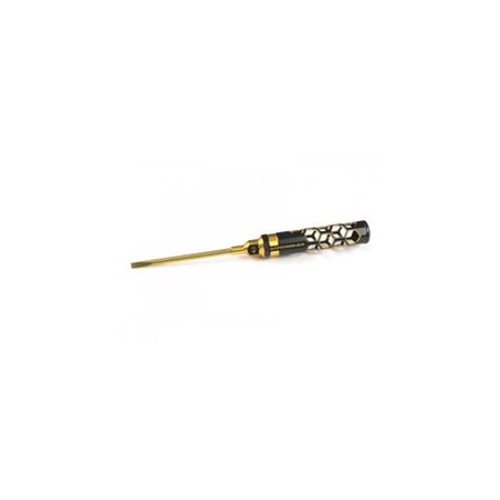 FLAT HEAD SCREWDRIVER 4.0 X 100MM BLACK GOLDEN