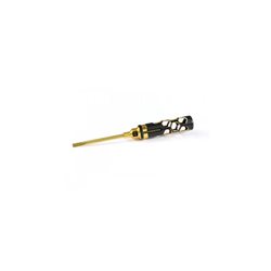 FLAT HEAD SCREWDRIVER 5.0 X 100MM BLACK GOLDEN