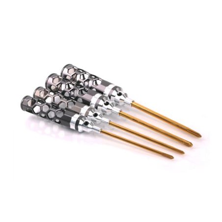 PHILLIPS SCREWDRIVER SET 3.5, 4.0, 5.0 & 5.8 X 120MM  4PCES HONEYCOMB